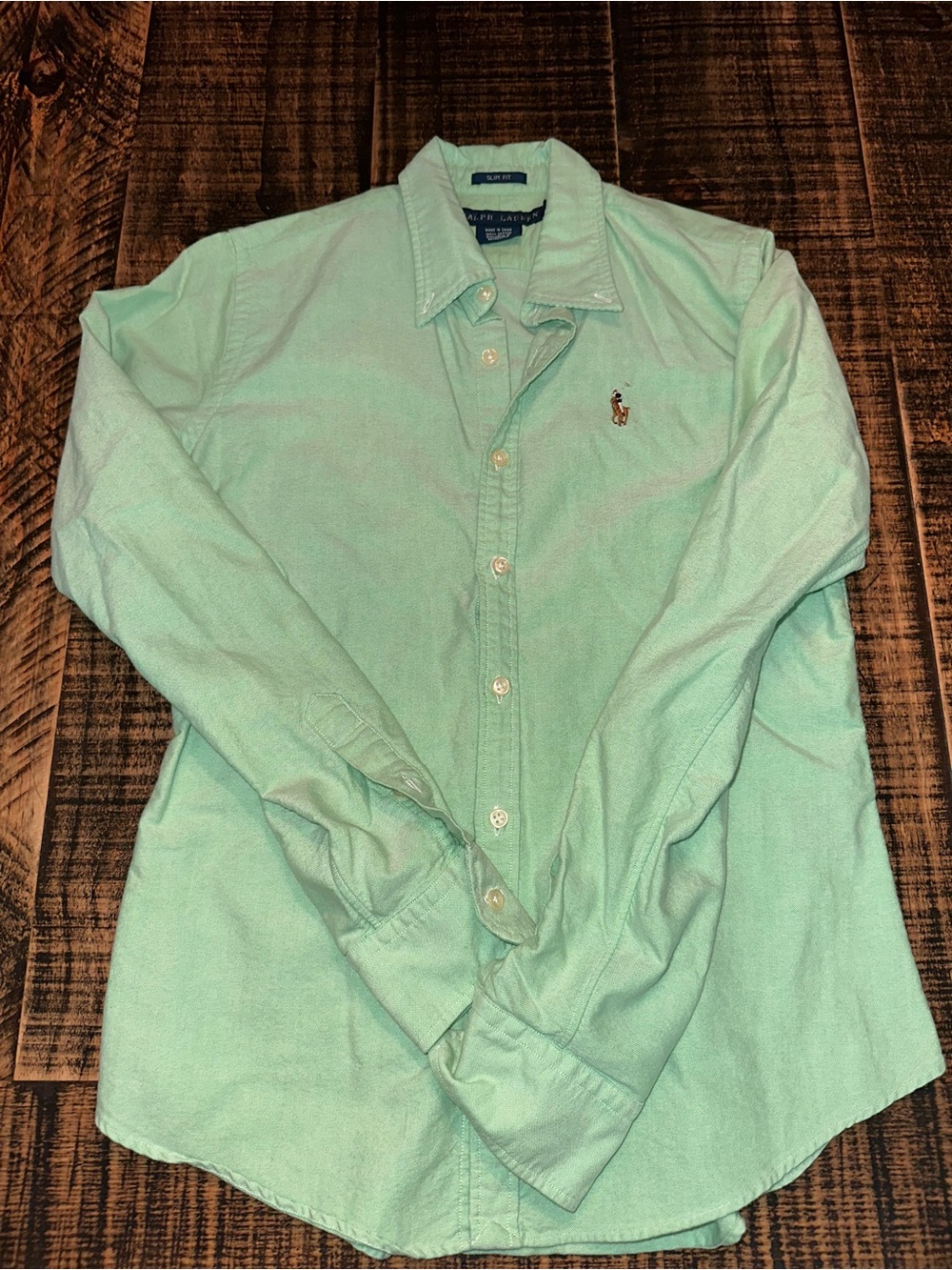 Ralph Lauren Button Down Slim Fit size 4